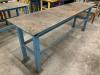 Steel Welding Table, 96" x 24" x 36"