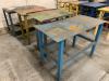 Lot of (4) Steel Tables