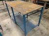 Steel Work Table, 58" x 29" x 35"