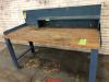 72" x 29" x 35" H Wood Top Table