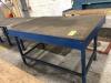 72" x 48" x 40" Cast Table with 2" Top