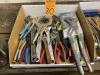 Lot of Assorted Crescent Wrenches, Vise Grips, Channel Locks