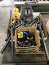 Lot of Dies, Wrenches, and Vise