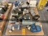 Lot of Assorted Motors and Speed Reducers
