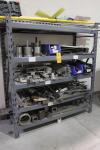 Shelving Unit w/ Contents Including Misc. Aluminum and Steel