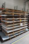 (155 ) Total Pieces of 48" x 96" Sheet Stock from 11-18 GA; (see photos for identification tags)