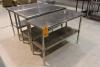 Lot of (3) Stainless Steel Top Work Benches