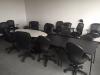 Lot of (3) Office Tables w/ Assorted Chairs; (Location: EL Paso, TX)