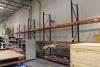 (6) Sections of 14' T x 10' Cross Beams x 44" Deep Tear Drop Style Pallet Racking; (1) Section w/ 13' Upright and 17' Upright x 44" Deep (Metalworking Shipping Area)