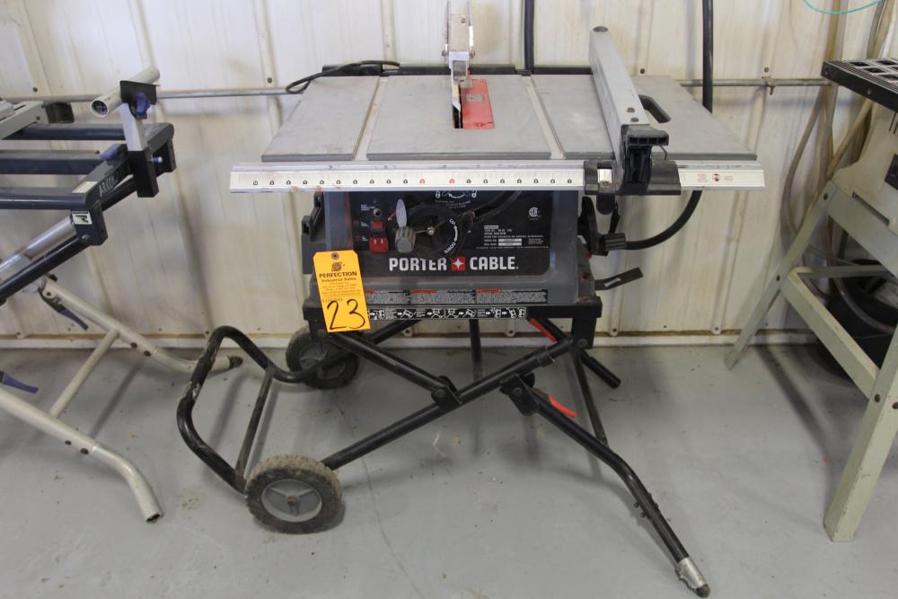 12 Porter Cable Pcb2ts Table Saw This Lot Is Located In Louisiana Mo Price Estimate Us Us