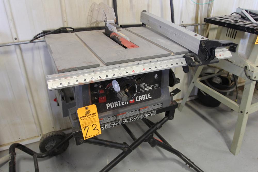 12 Porter Cable Pcb2ts Table Saw This Lot Is Located In Louisiana Mo Price Estimate Us Us